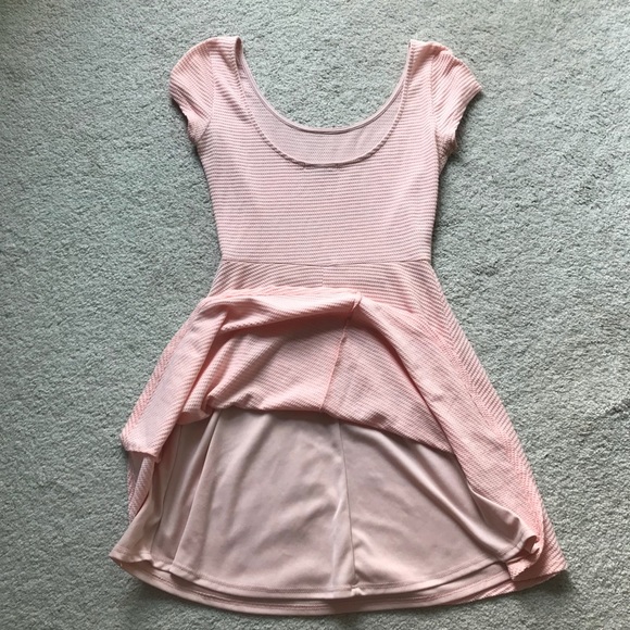 Short sleeve textured dress - Picture 3 of 5